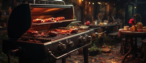 Гриль-барбекю на улице Барбекю | AI-сгенерированное изображение