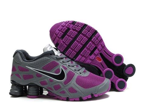 Nike Shox Turbo 12 Womens Shoes Mesh Grey Purple Nike Shox Shoes, Nike ...