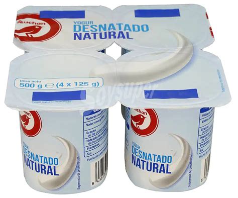 Producto Alcampo Yogur Desnatado Sabor Natural X G