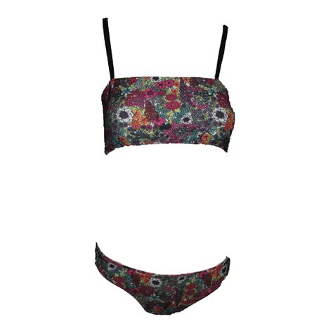 Women S Two Piece Swimsuit Bandeau Bikini Just Jump