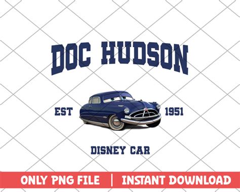 Disney Car Doc Hudson Disney Png Svg Files For Cricut