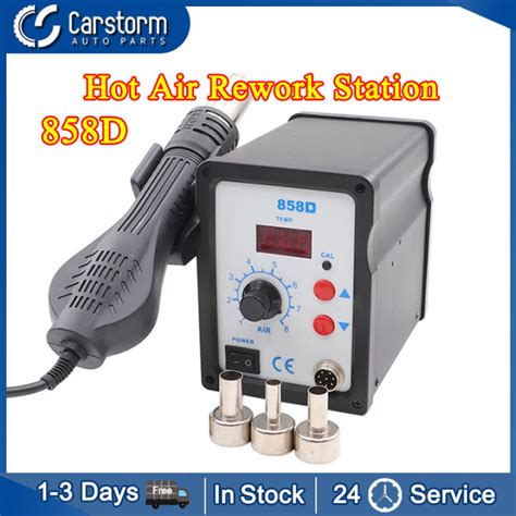 Hot Air Rework Station Hot Air Welding Gun Lcd Digital Display Hair Dryer Desoldering Station