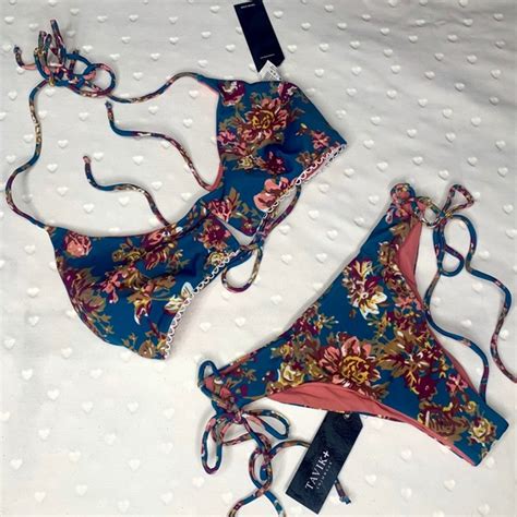 Tavik Swim Tavik Terrace Floral Reversible Bikini Swim Set Poshmark