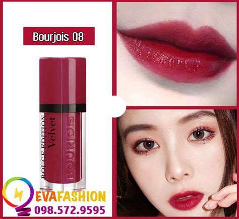 Son Bourjois Rouge Edition Velvet màu nào hot nhất Bảng màu Giá bán