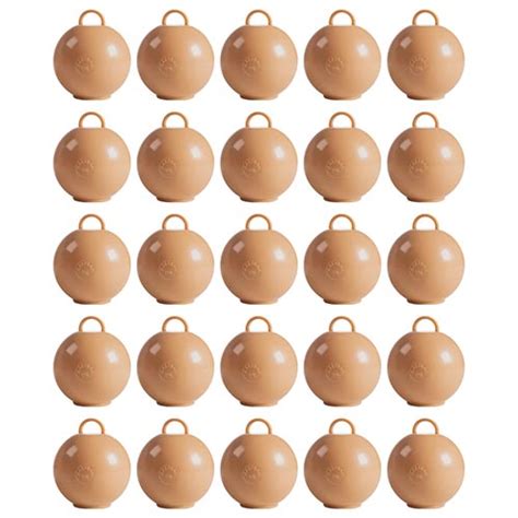 Nude Round Bubble Balloon Weights Pack Of Partyrama