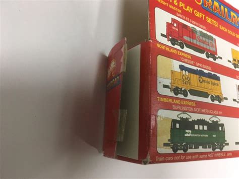Vintage Hot Wheels Railroad Gift Set Freight Master