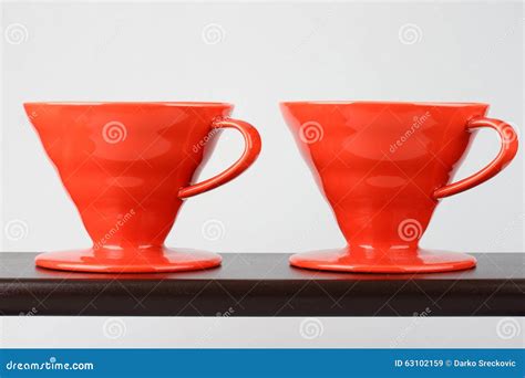 Coffee dripper stock image. Image of dripper, plastic - 63102159