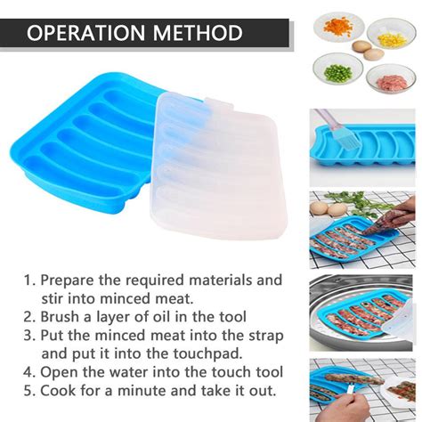 Купить Новинка, 1 шт., силиконовая форма для изготовления колбас, DIY ...