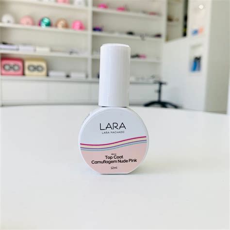 TOP COAT CAMUFLAGEM NUDE PINK LARA MACHADO PARA ALONGAMENTO DE UNHAS ML Shopee Brasil