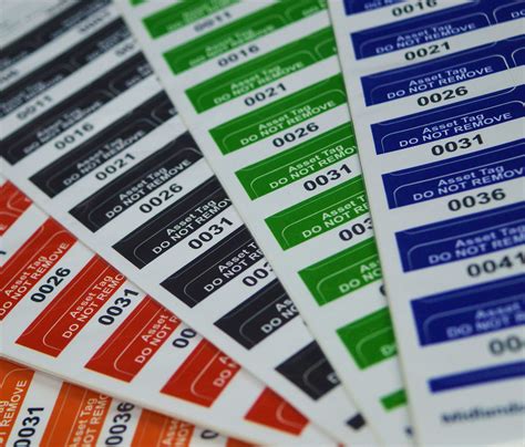 Asset Labels Custom Printed Asset Labels Customark Limited