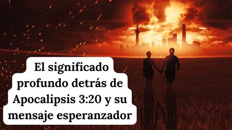 Apocalipsis 3 20 Descubre lo que dice este versículo impactante El