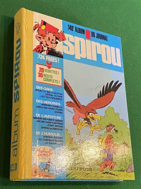 RELIURE RECUEIL ALBUM du journal SPIROU N 140 1976 Très Bel Etat