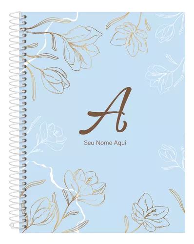 Caderno Personalizado Universit Rio Sunny Flower Mat Parcelamento