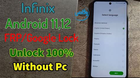 Infinix Android Frp Google Account Bypass Without Pc Infinix Hot Play By Waqas