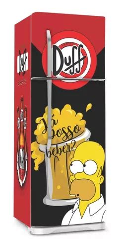 Kit Adesivo Envelopamento Geladeira Homer Cerveja Bar Tts 02 Frete grátis