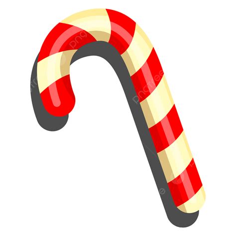 Original Hand Painted Cute Small Fresh Candy Christmas Cane Illustration Hand Painted Candy