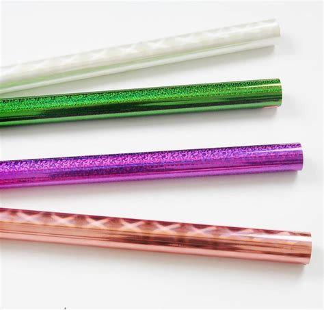 Colored Laser Hot Stamping Foil Film Stamping For Clothing Wall Paper China Hot Stamping And