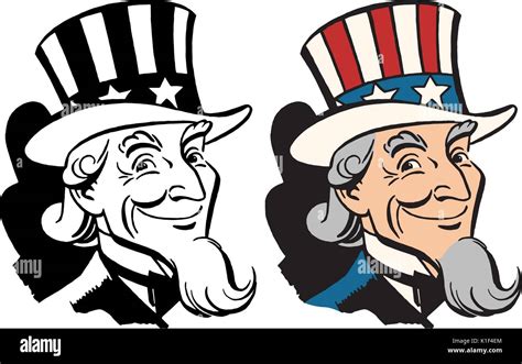 Uncle Sam Cartoon Stock Vector Images Alamy