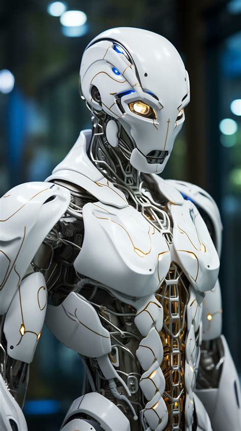 Image of humanoid robot powered by AI 29802629 Stock Photo at Vecteezy