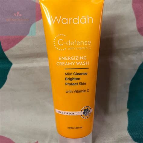 Wardah C Defense Energizing Creamy Wash Ml Pembersih Wajah Wardah