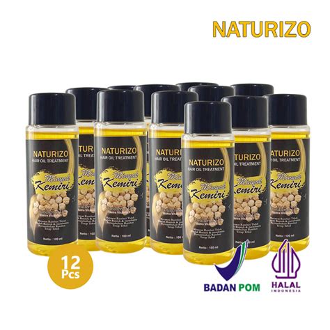 jual  pcs minyak kemiri hair oil penumbuh naturizo lebih hemat