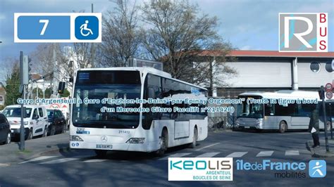 Ligne 7 KEOLIS Argenteuil BdS Citaro FL N211426 Gare D Argenteuil