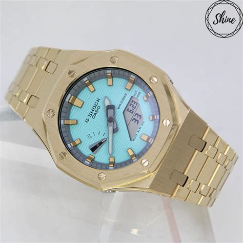 Tiffany Blue Dial Casioak Custom Watch Casio G Shock Etsy Ireland