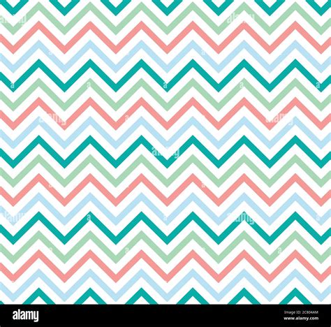 Colorful Chevron Vector Illustration Background Zigzag Pattern