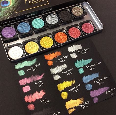 Finetec Artist Mica Watercolor Pans And Sets Blick Art Materials