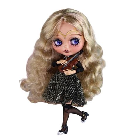 Jasmine Premium Custom Neo Blythe Doll With Blonde Hair Tan Skin Matte Captivating Face