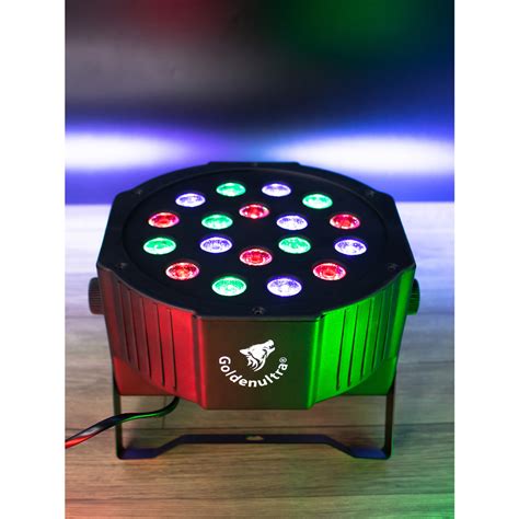 Canhão Refletor 18 LEDS RGB dmx Shopee Brasil