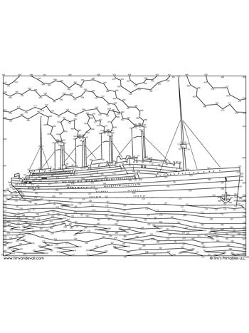 22 Titanic Coloring Pages (Free PDF Printables), 45% OFF