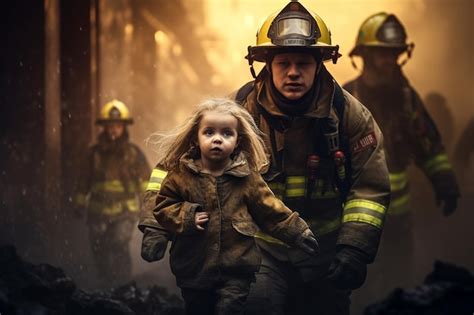 Premium Ai Image 911 Rescuer A Fire Rescuer Is A Firefighter Who
