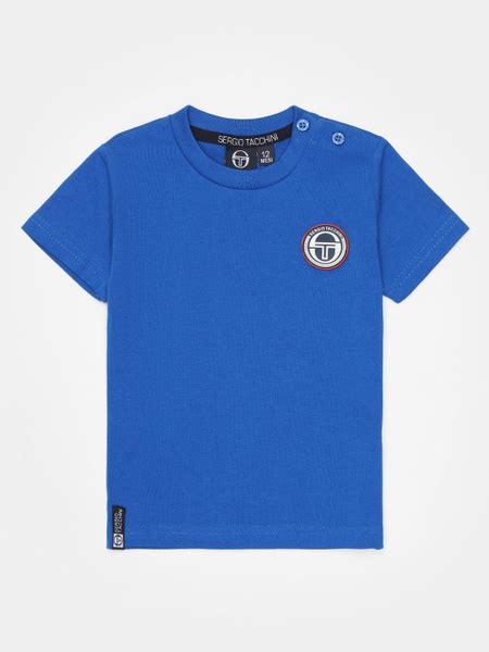 Футболка Sergio Tacchini, размер 92, цвет синий, 95% хлопок; 5% эластан ...