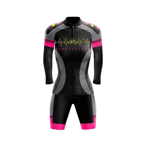 Conjunto Ciclismo Feminino Bermuda E Camisa Manga Longa Gpx Adrenalina