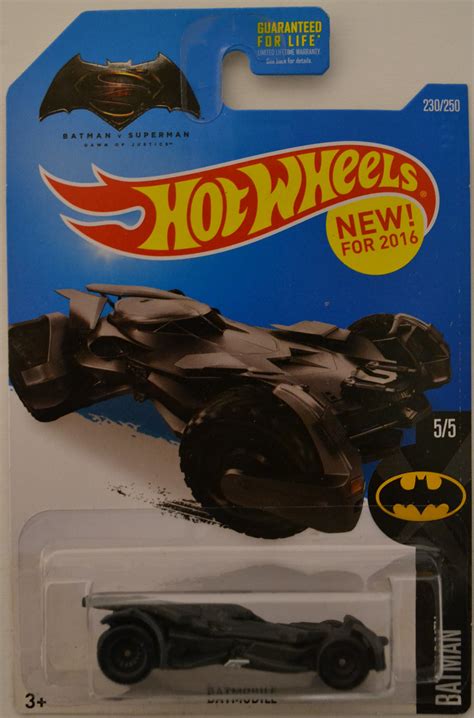 Hot Wheels Batmobile DC Comics S15 Custom Made With Real Rider Rubber Wheels HW Batman Series