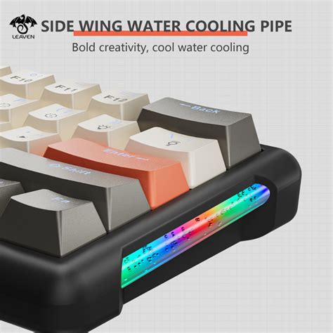 Leaven K Keys Tri Mode Wired Hot Swappable Mechanical Gaming