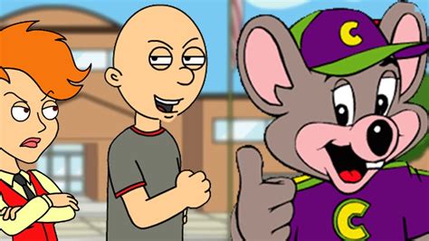 Classic Caillou Ditches School To Go To Chuck E Cheese S GROUNDED YouTube