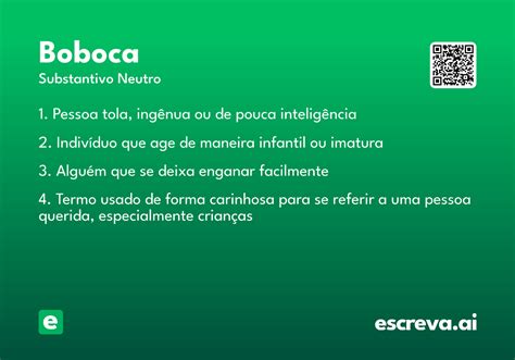 O Que Significa Boboca - Boboca - Significado e Sinônimo - escreva.ai