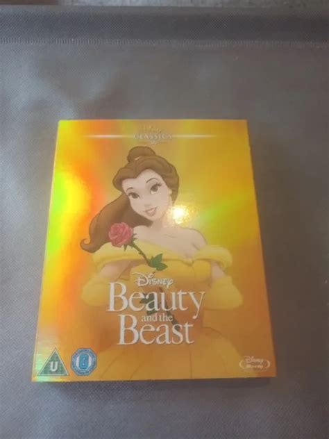 BEAUTY AND THE Beast (Blu-ray, 2014) Disney Classics 30 Inc Slipcover ...