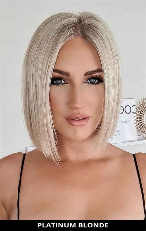 Best Blonde Bob Hairstyles Blonde Lobs For Blonde Bob Hairstyles Edgy Blonde Hair