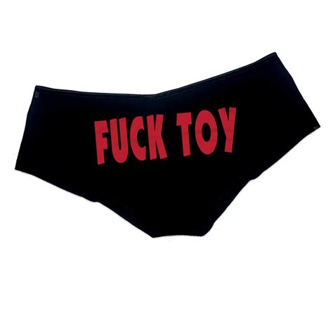 Fuck Toy Panties Panties Booty Bachelorette Party Bridal Gift Panty Womens Underwear Bold