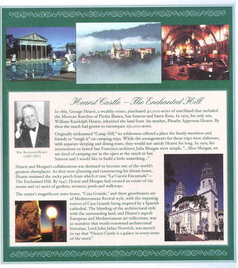 Hearst Castle Flyer Photos And History