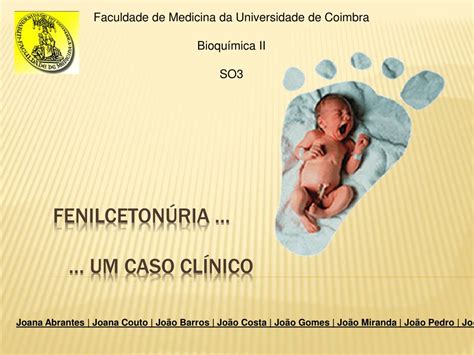 PPT Fenilcetonúria um caso clínico PowerPoint Presentation ID