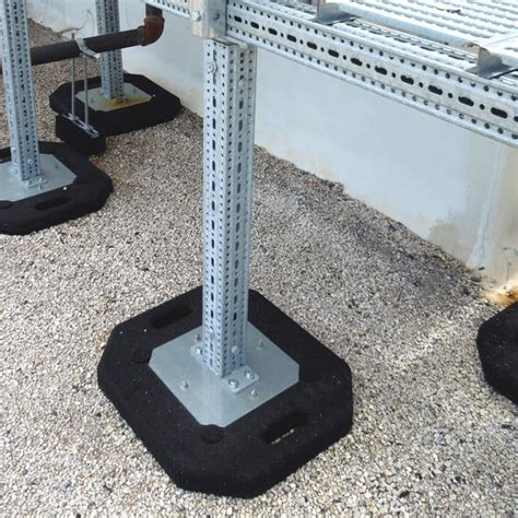 Heavy Duty Rubber Base For Siframo Rooftop Support Systems