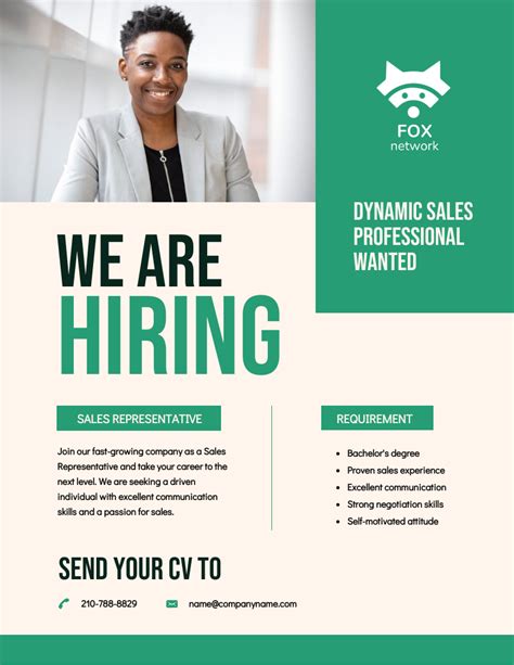 Hiring Poster Template