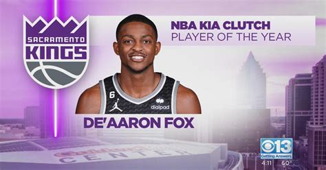 De Aaron Fox Named Nba Clutch Player Of The Year Cbs Sacramento