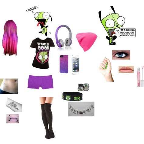 17 Best Images About Invader Zim Outfits On Pinterest Nail Art