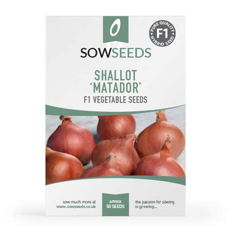 Onion Shallot Matador F1 Seeds Agm Quality Seeds From Sow Seeds Ltd