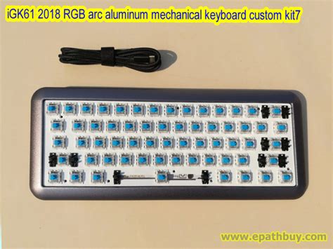 Hot Swap Mechanical Keyboard Kit 61 Keys 60 Diy Wireless Keyboard Custom Kit Rgb